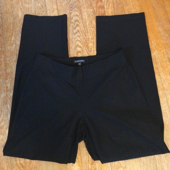 COPY - Eileen Fisher Black Ponte Pants Sz. S - Picture 1 of 4